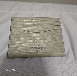 Coach card holder/wallet
